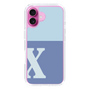 Slim Protection Case［ オリジナル - initial two tone - X blue ］