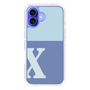 Slim Protection Case［ オリジナル - initial two tone - X blue ］