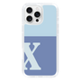 Slim Protection Case［ オリジナル - initial two tone - X blue ］
