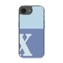 Slim Protection Case［ Original - initial two tone - X blue ］