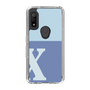 Slim Protection Case［ Original - initial two tone - X blue ］