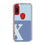 Slim Protection Case［ Original - initial two tone - X blue ］
