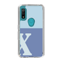 Slim Protection Case［ Original - initial two tone - X blue ］
