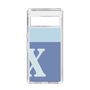 Slim Protection Case［ Original - initial two tone - X blue ］