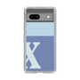 Slim Protection Case［ Original - initial two tone - X blue ］