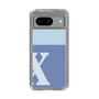 Slim Protection Case［ Original - initial two tone - X blue ］