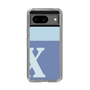 Slim Protection Case［ Original - initial two tone - X blue ］