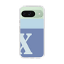 Slim Protection Case［ Original - initial two tone - X blue ］