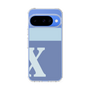 Slim Protection Case［ Original - initial two tone - X blue ］