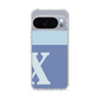 Slim Protection Case［ Original - initial two tone - X blue ］