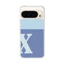 Slim Protection Case［ Original - initial two tone - X blue ］
