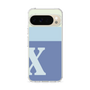 Slim Protection Case［ Original - initial two tone - X blue ］