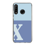 Slim Protection Case［ Original - initial two tone - X blue ］
