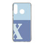Slim Protection Case［ Original - initial two tone - X blue ］