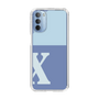Slim Protection Case［ Original - initial two tone - X blue ］
