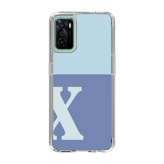 Slim Protection Case［ Original - initial two tone - X blue ］