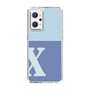 Slim Protection Case［ Original - initial two tone - X blue ］