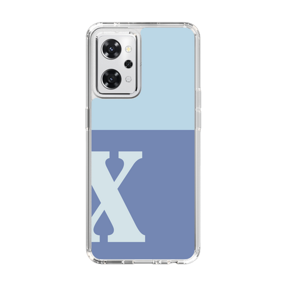 Slim Protection Case［ オリジナル - initial two tone - X blue ］