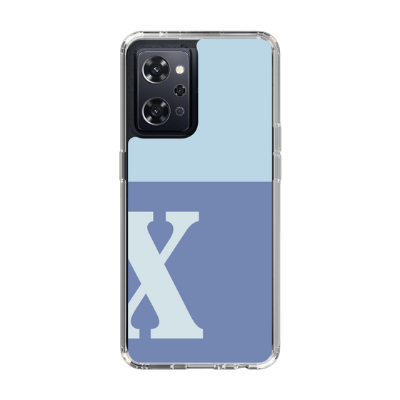 Slim Protection Case［ オリジナル - initial two tone - X blue ］