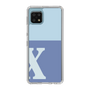 Slim Protection Case［ Original - initial two tone - X blue ］