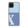 Slim Protection Case［ Original - initial two tone - X blue ］