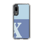 Slim Protection Case［ Original - initial two tone - X blue ］
