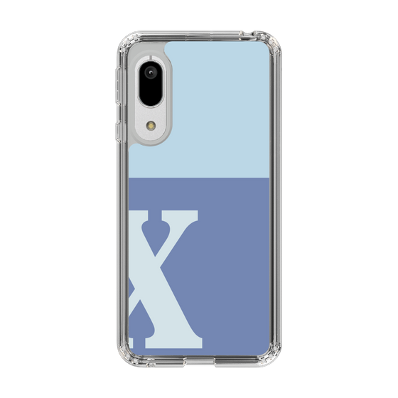 Slim Protection Case［ Original - initial two tone - X blue ］