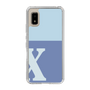 Slim Protection Case［ Original - initial two tone - X blue ］