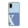 Slim Protection Case［ Original - initial two tone - X blue ］