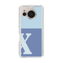 Slim Protection Case［ Original - initial two tone - X blue ］