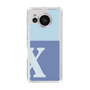 Slim Protection Case［ Original - initial two tone - X blue ］