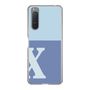 Slim Protection Case［ Original - initial two tone - X blue ］