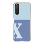 Slim Protection Case［ Original - initial two tone - X blue ］