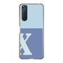 Slim Protection Case［ Original - initial two tone - X blue ］