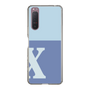 Slim Protection Case［ Original - initial two tone - X blue ］