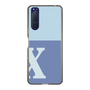 Slim Protection Case［ Original - initial two tone - X blue ］