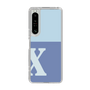 Slim Protection Case［ Original - initial two tone - X blue ］