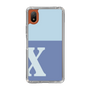 Slim Protection Case［ Original - initial two tone - X blue ］