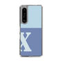 Slim Protection Case［ Original - initial two tone - X blue ］