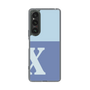Slim Protection Case［ Original - initial two tone - X blue ］