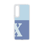 Slim Protection Case［ Original - initial two tone - X blue ］