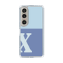 Slim Protection Case［ Original - initial two tone - X blue ］