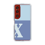 Slim Protection Case［ Original - initial two tone - X blue ］