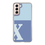 Slim Protection Case［ Original - initial two tone - X blue ］