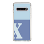 Slim Protection Case［ Original - initial two tone - X blue ］