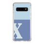Slim Protection Case［ Original - initial two tone - X blue ］