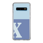Slim Protection Case［ Original - initial two tone - X blue ］