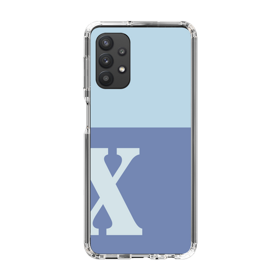 Slim Protection Case［ Original - initial two tone - X blue ］