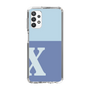 Slim Protection Case［ Original - initial two tone - X blue ］