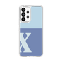 Slim Protection Case［ Original - initial two tone - X blue ］